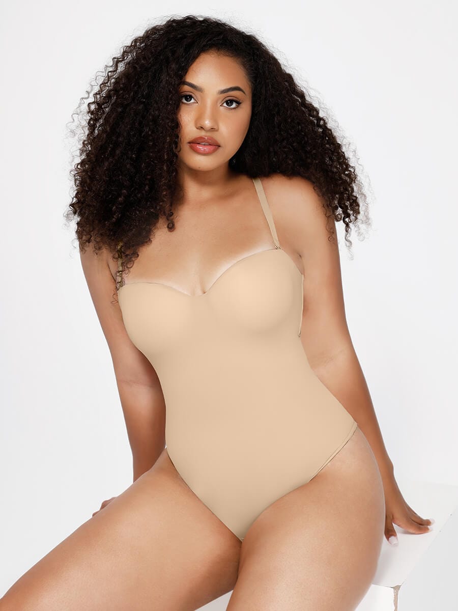 One-Piece Underwire Strapless Shaping Bodysuit 18