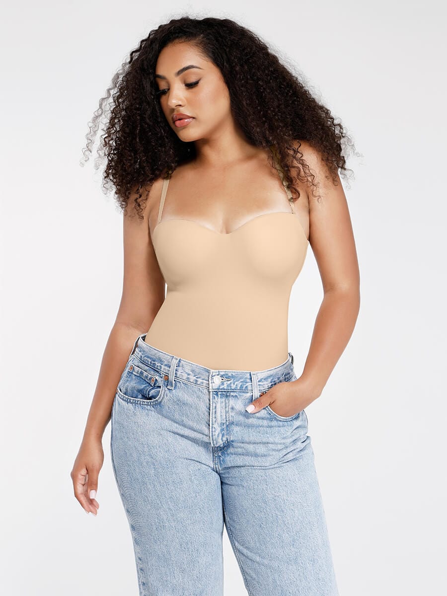 One-Piece Underwire Strapless Shaping Bodysuit 13