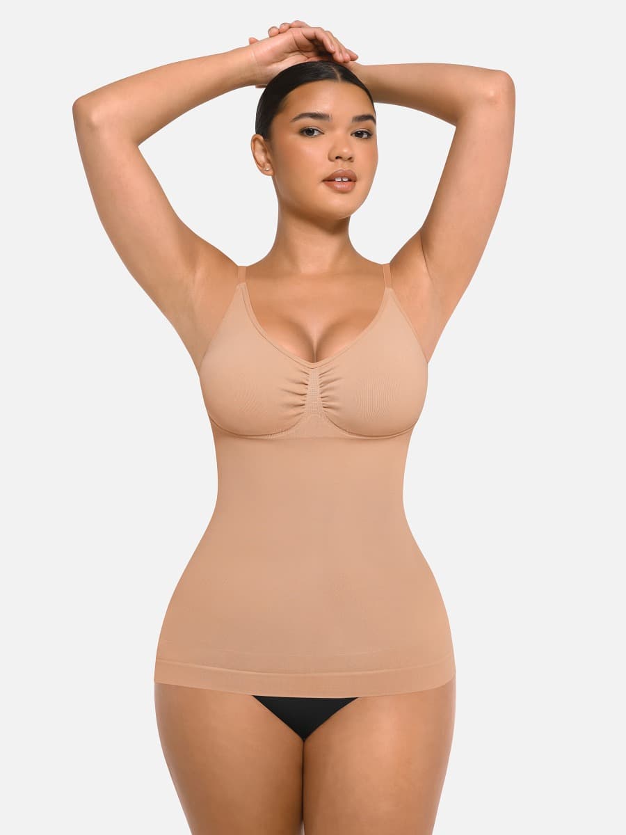 Postpartum Bust Support Shaping Tank Top Dark Skin 1