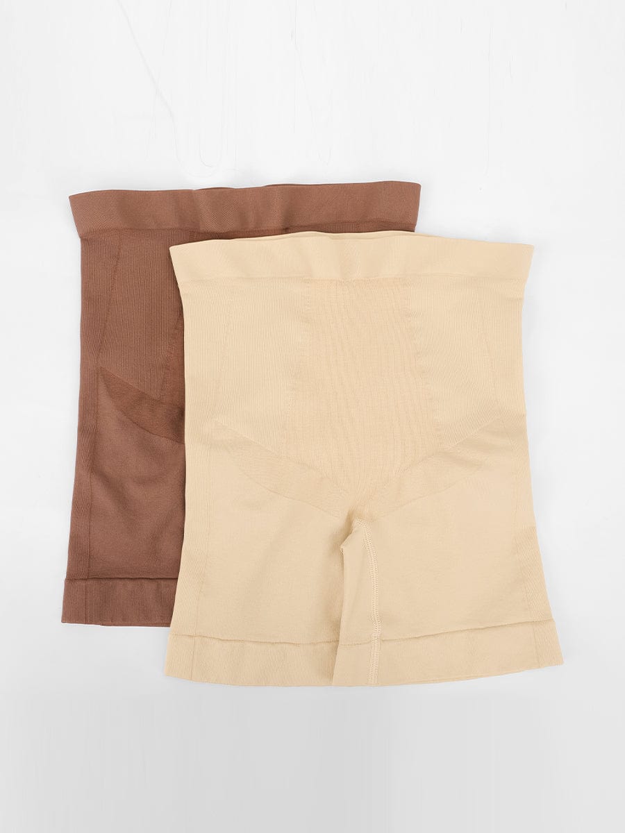 Seamless Mid-Waist Tummy Control Boyshorts 15