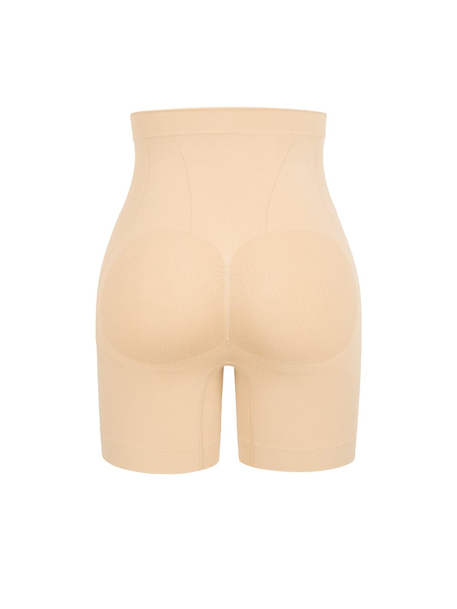Seamless Mid-Waist Tummy Control Boyshorts 12