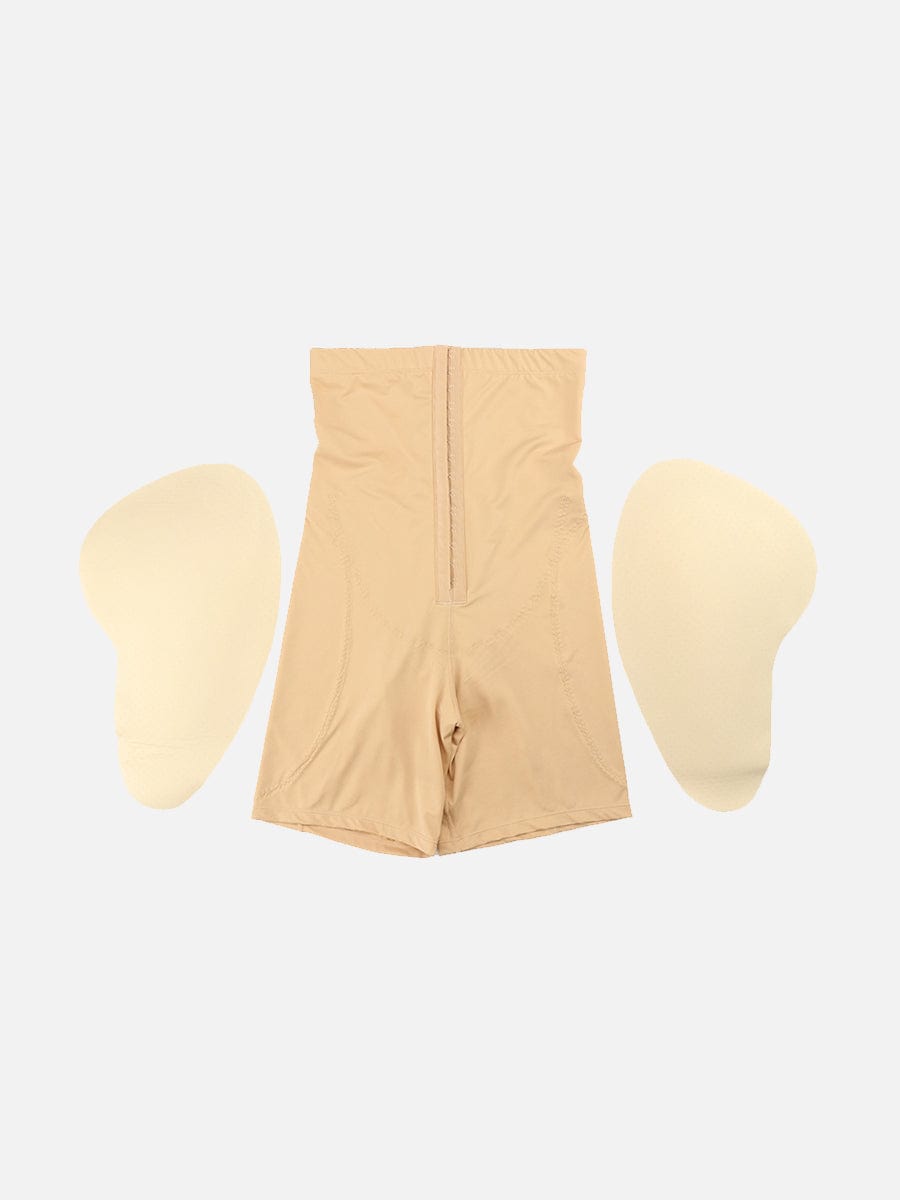 High-Waist Tummy Control Shapewear With Hip Pads 7