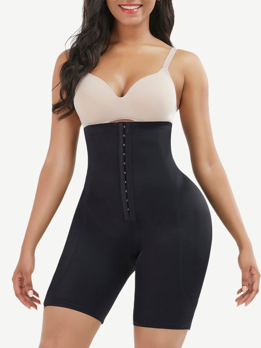High-Waist Tummy Control Shapewear With Hip Pads 14