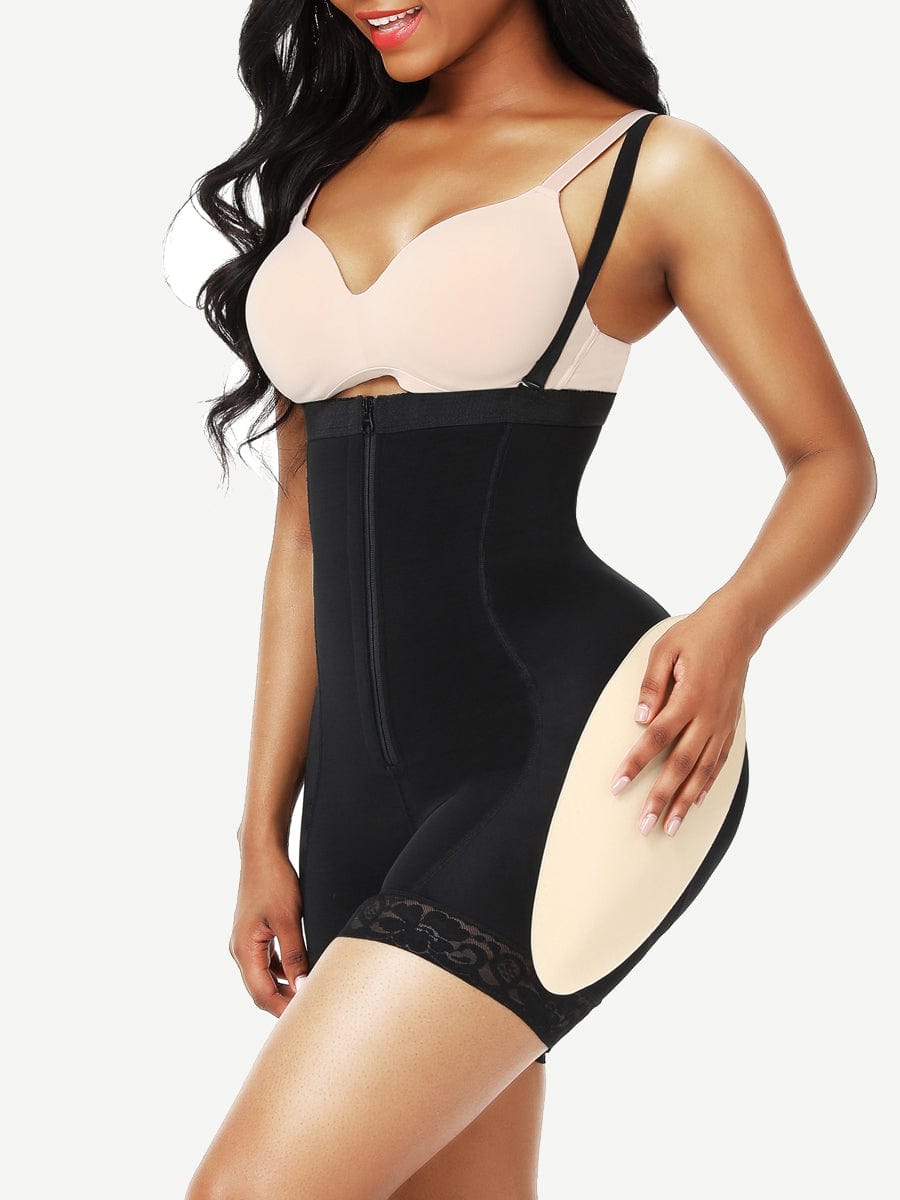Lace Butt Lifter With Removable Pads Black 1
