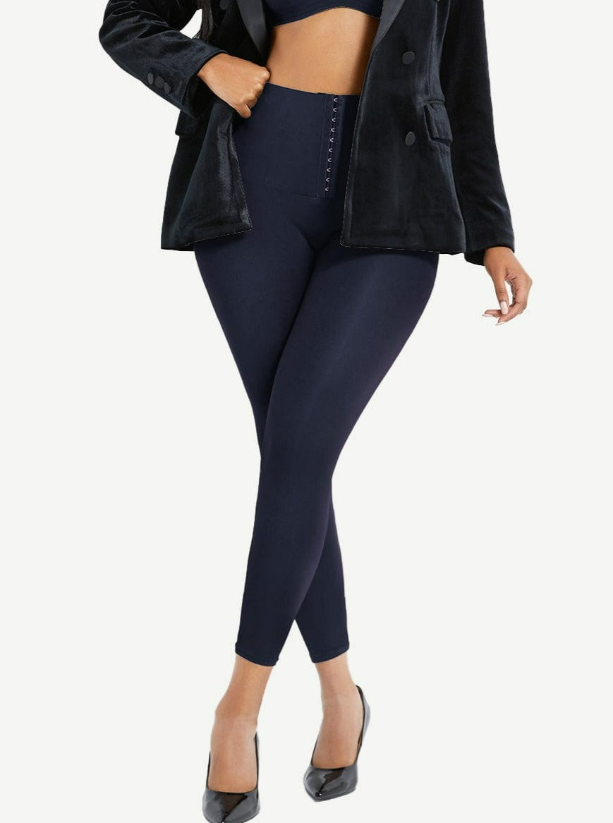 High-Waist Full-Length Pant Shaper Black 8