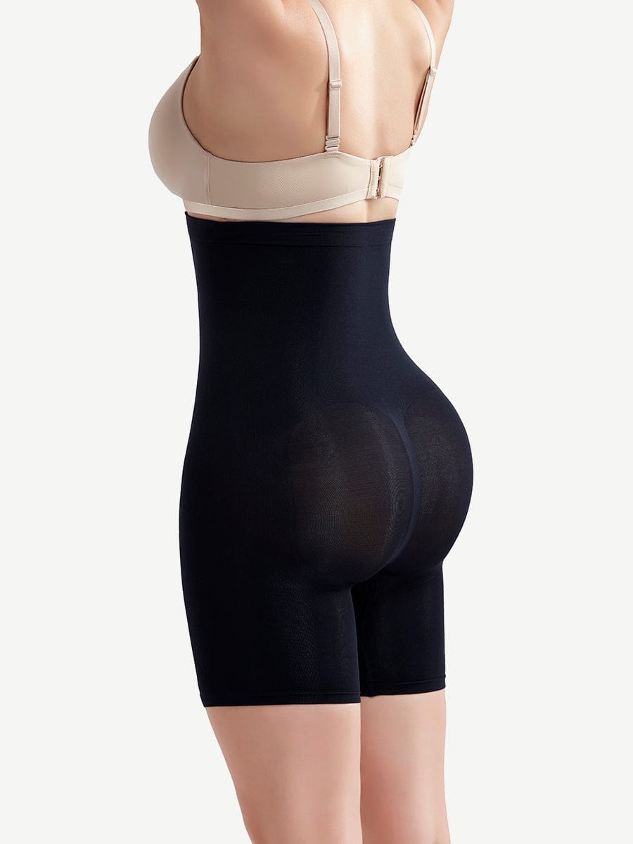 Seamless Butt Enhancer Waist Trimmer Black 4