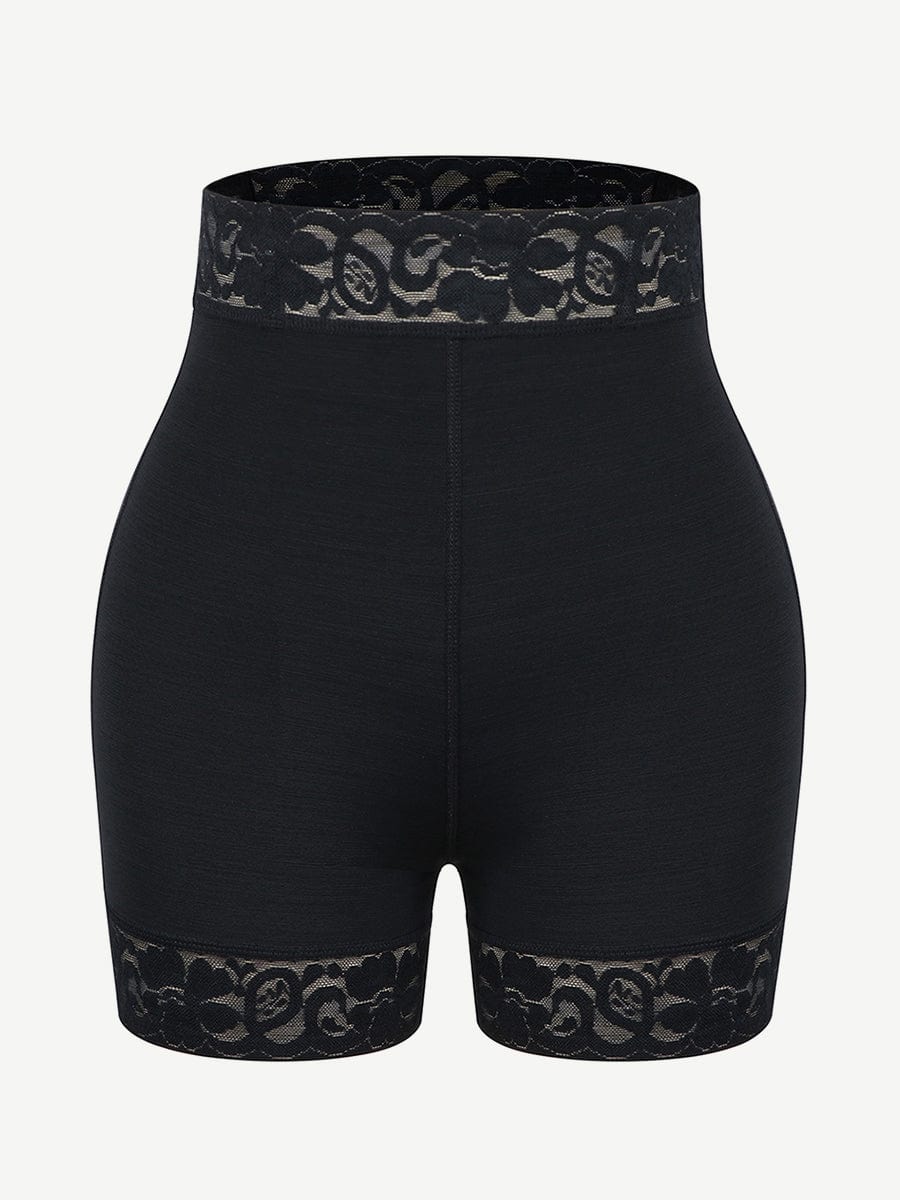 High-Waist Lace Butt Enhancer Panty Black 4