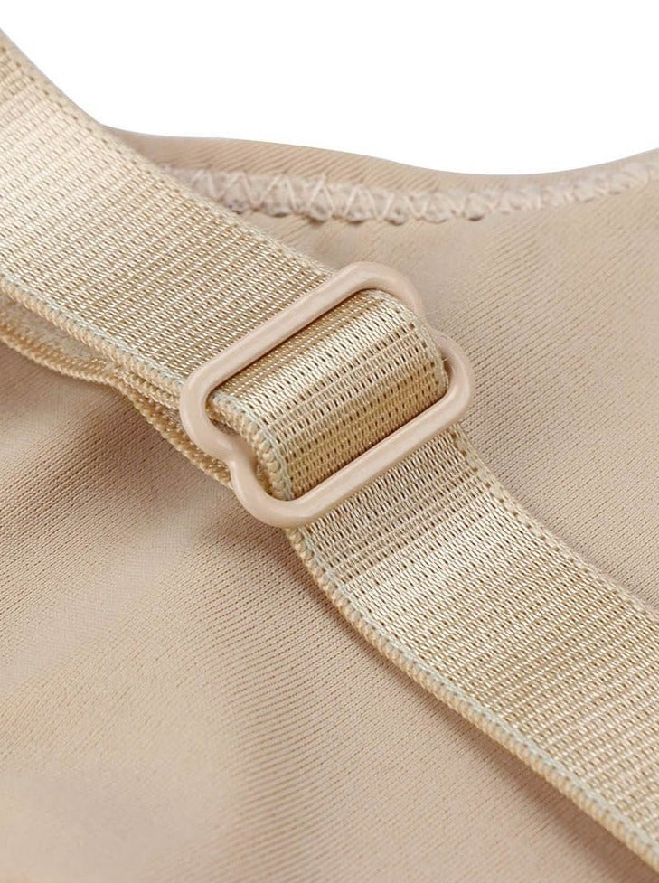 Skin-Friendly Full Body Shaper With Adjustable Straps Light Skin 2