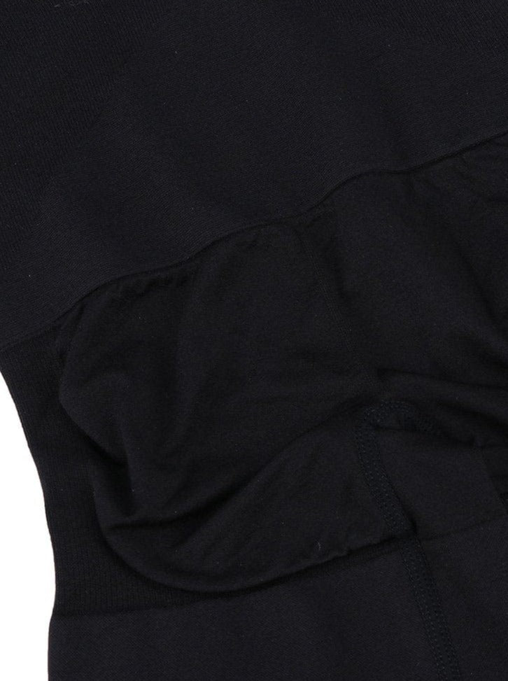 Skin-Friendly Full Body Shaper With Adjustable Straps Black 2