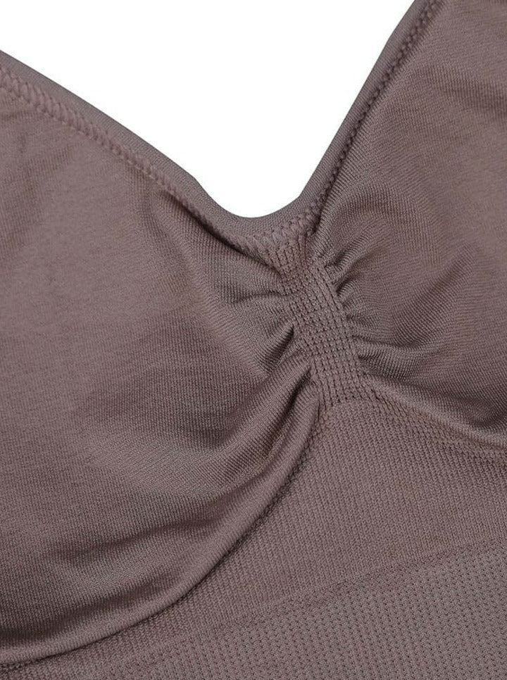 Adjustable Strap Push-Up Shapewear Bra Black 4