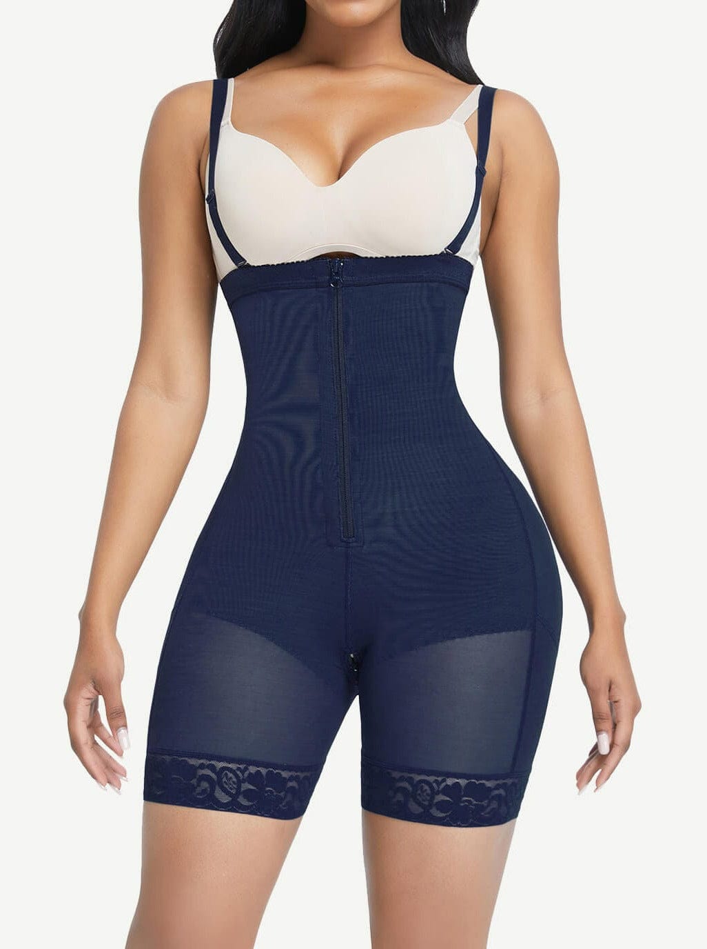 Detachable Strap Post-Surgery Full Body Shaper Light Skin 5