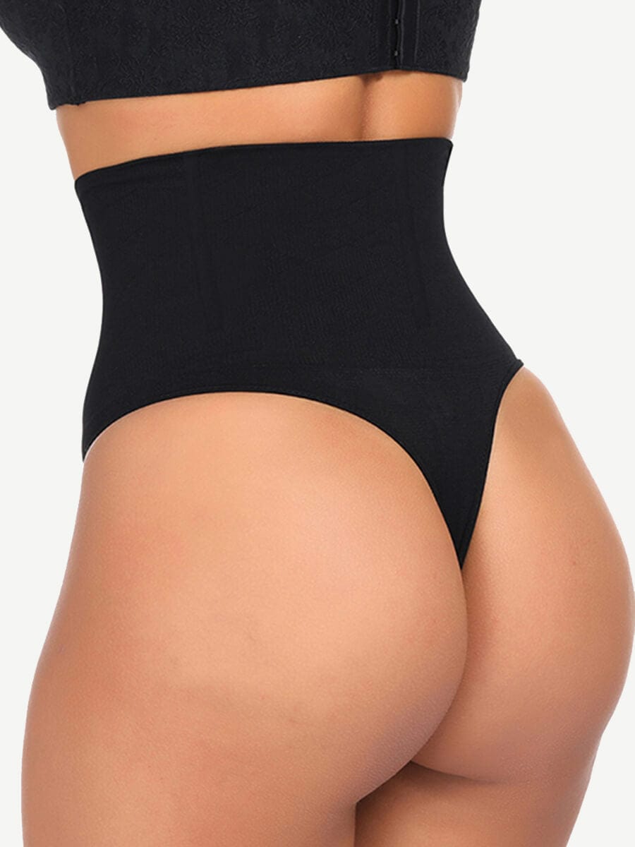Seamless 4 Steel Bone Shapewear Thong 1