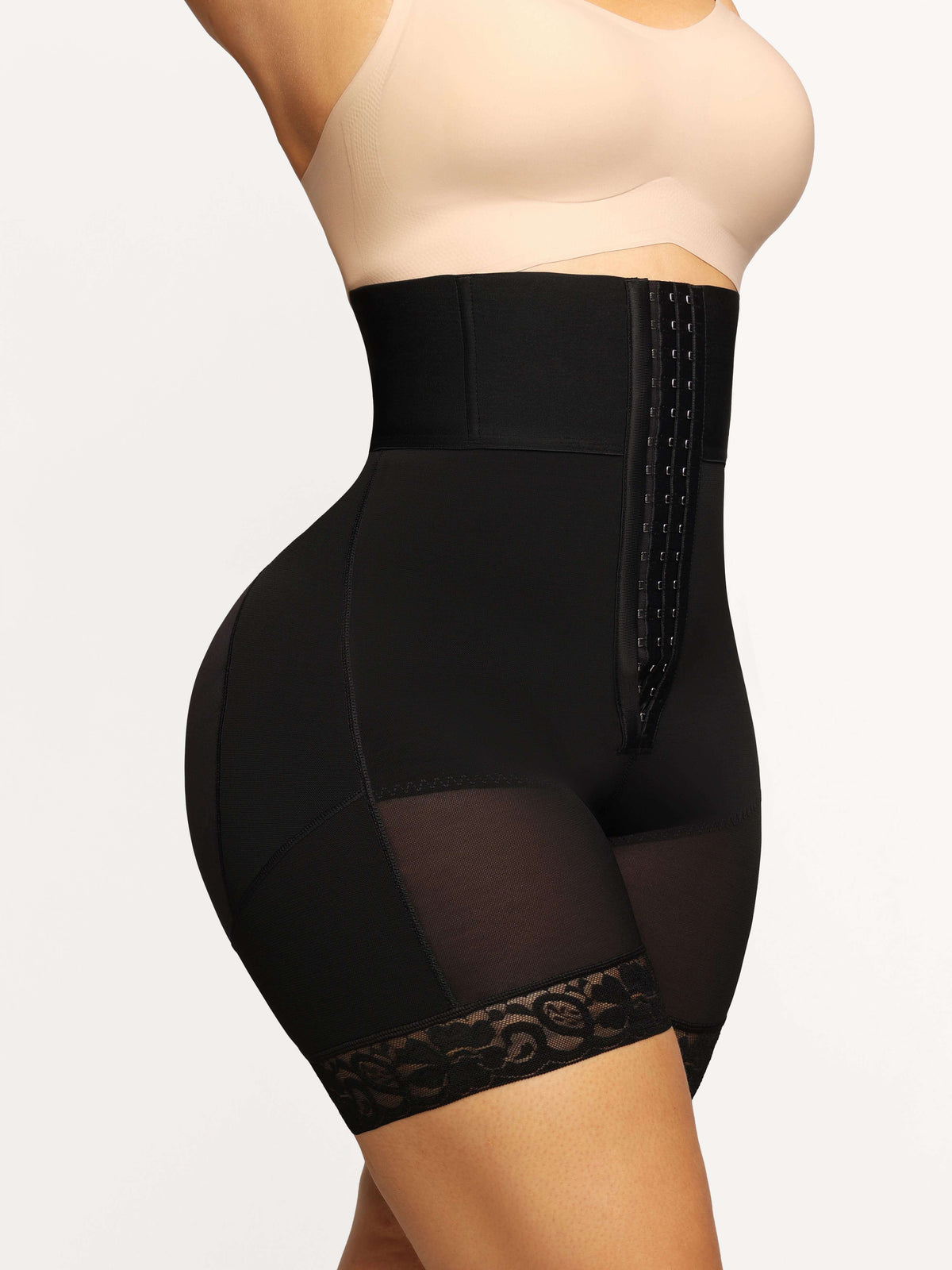 3-Bone Triple-Row High-Waisted Body Shaper Light Skin 2