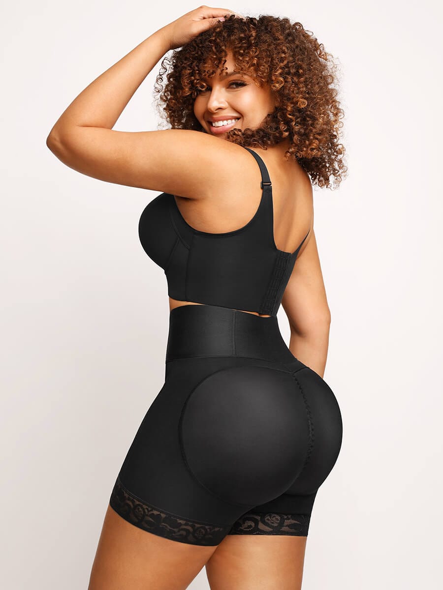 Butt Lifter Tummy Control Mid-Thigh Shaper Shorts Light Skin 4