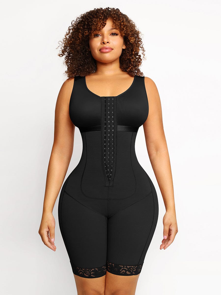 Post-Surgery Chest Wrap Full Body Shapewear Nude Pink 1