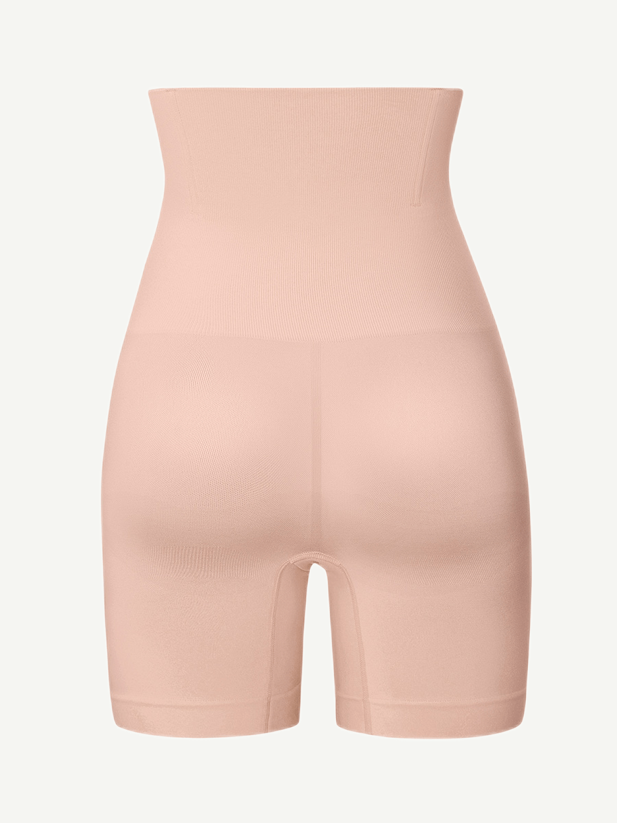 Double-Layer Tummy Panel Shaper Shorts Black 2