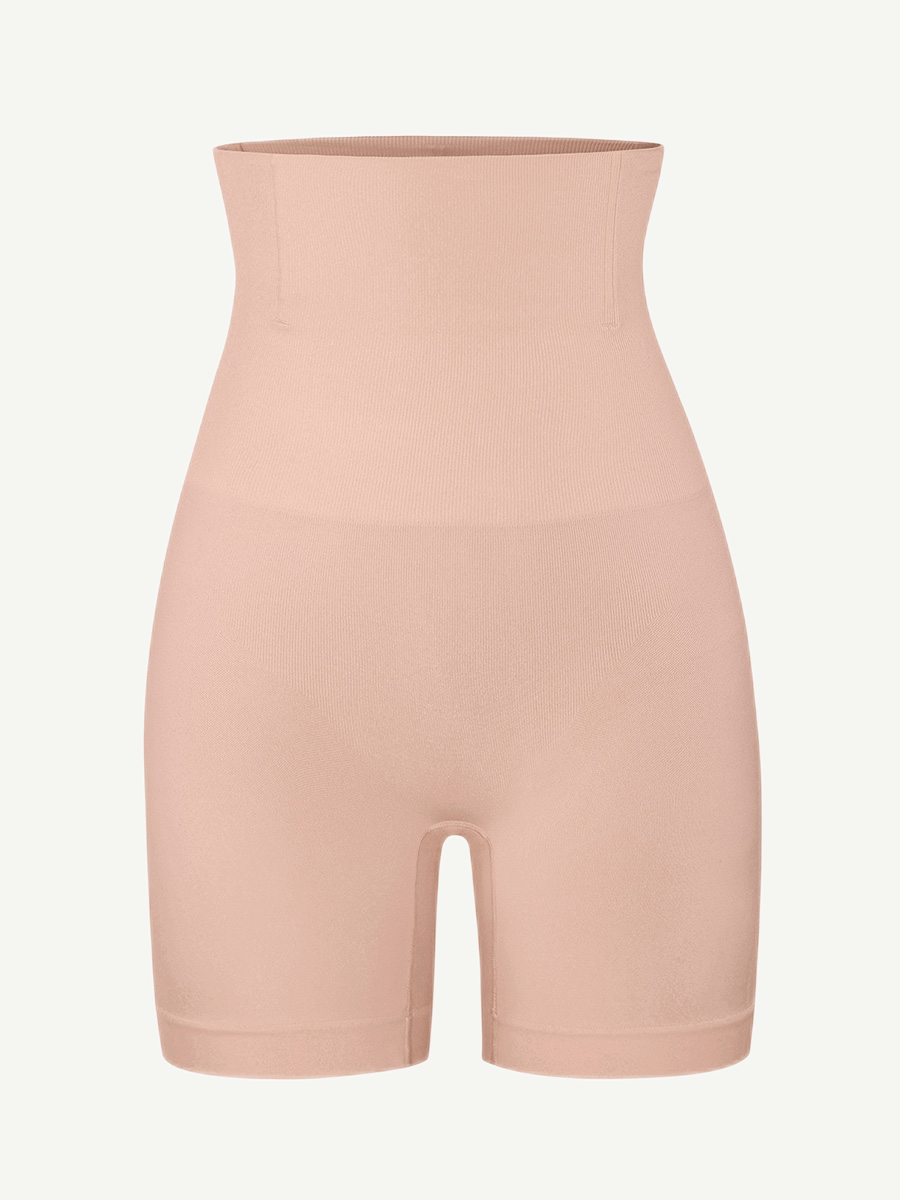 Double-Layer Tummy Panel Shaper Shorts Dark Skin 4