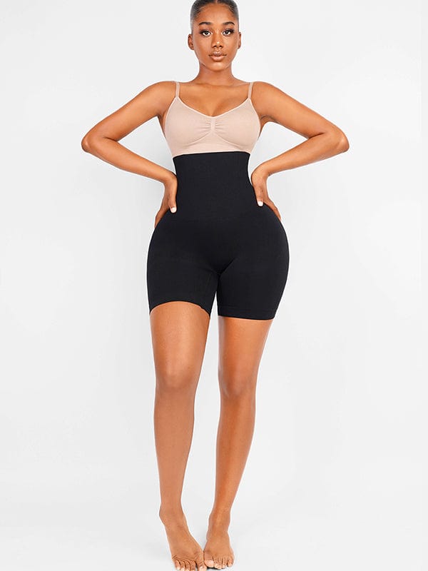 Double-Layer Tummy Panel Shaper Shorts 2