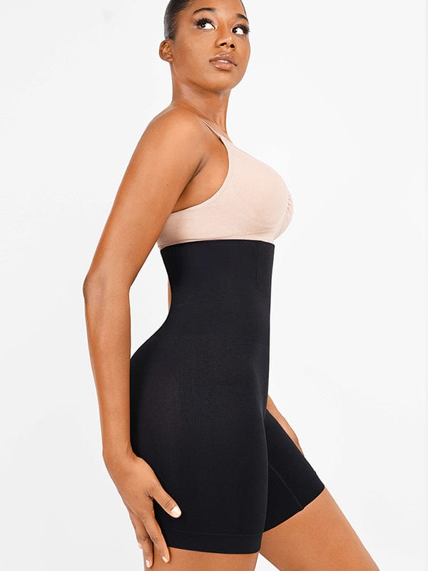 Double-Layer Tummy Panel Shaper Shorts 1