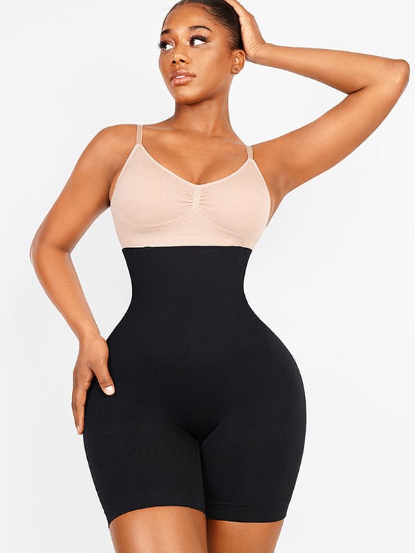 Double-Layer Tummy Panel Shaper Shorts Light Skin 4