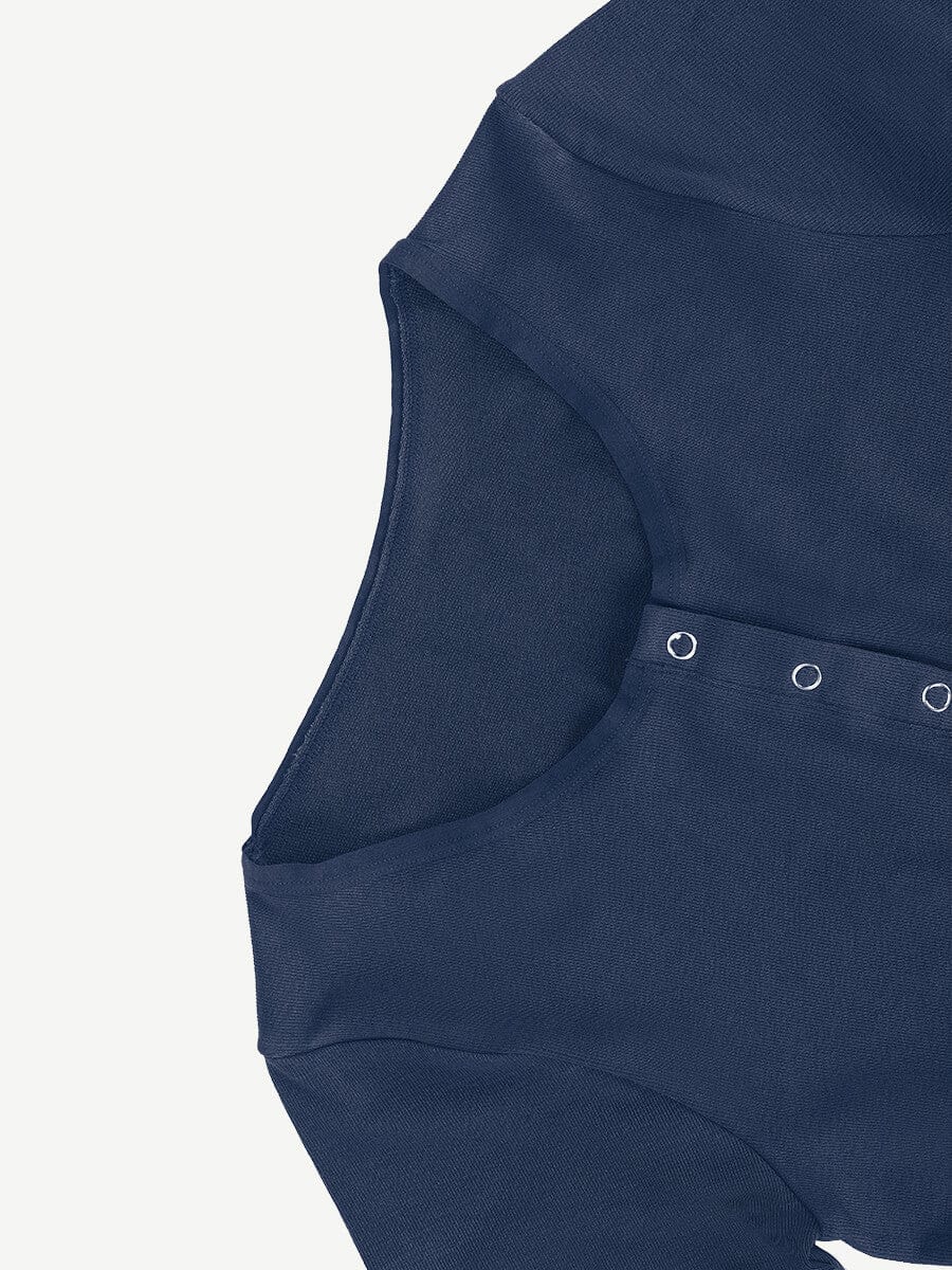 Seamless Outer Long Sleeve Thong Bodysuit 10