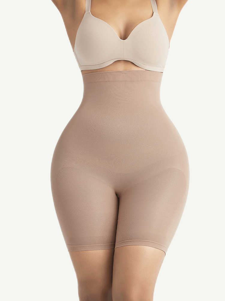 Seamless Butt Enhancer Waist Trimmer Dark Brown 5