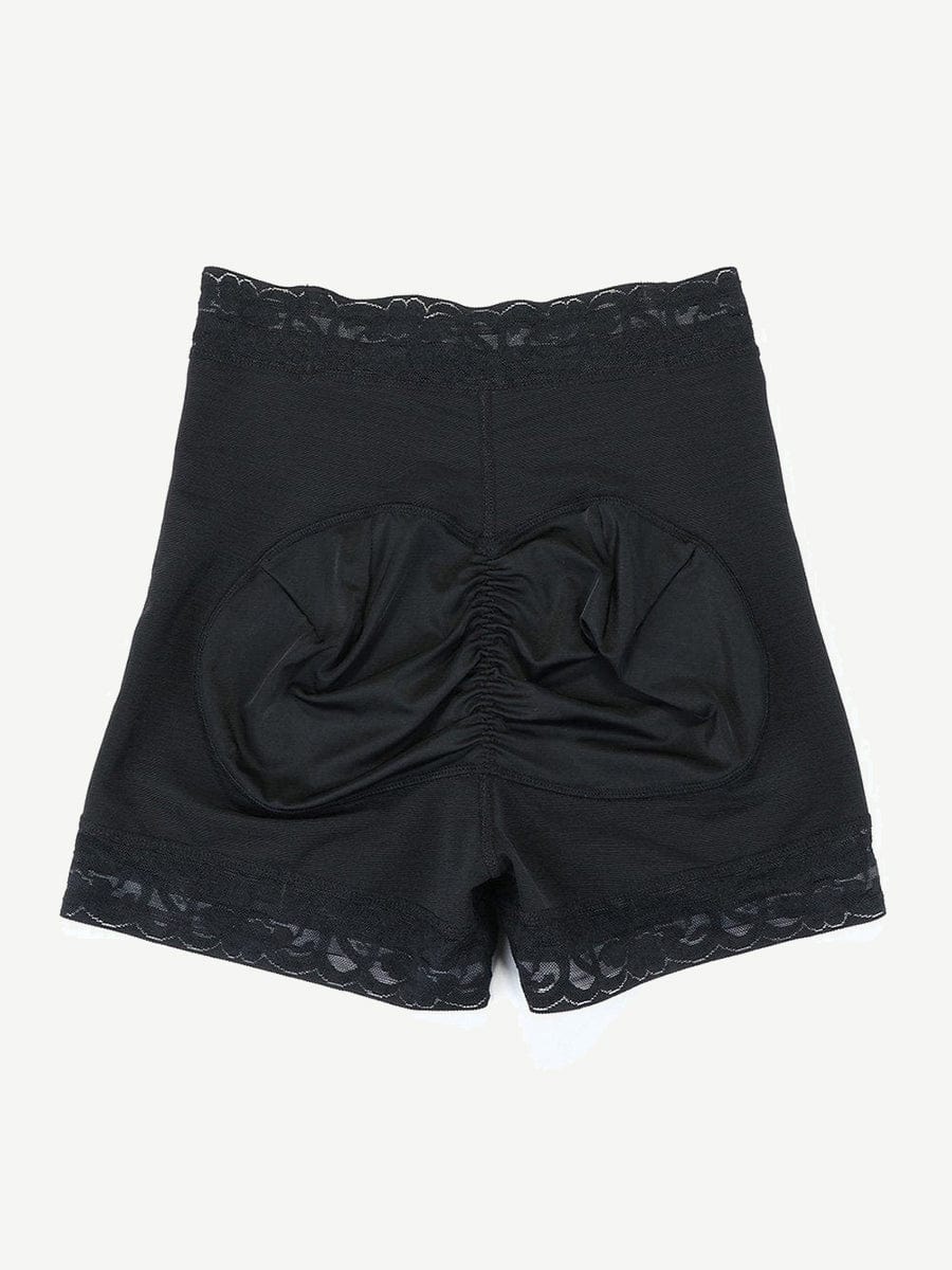 High-Waist Lace Butt Enhancer Panty Black 7