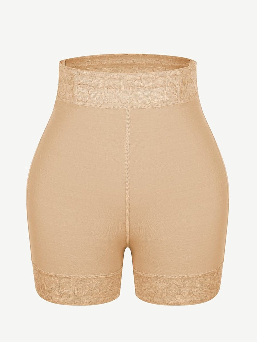 High-Waist Lace Butt Enhancer Panty Dark Skin 3