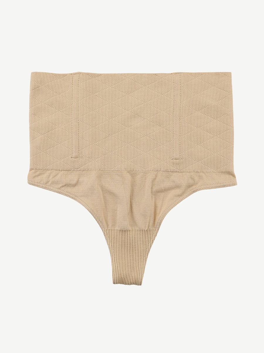 Seamless 4 Steel Bone Shapewear Thong Light Skin 1