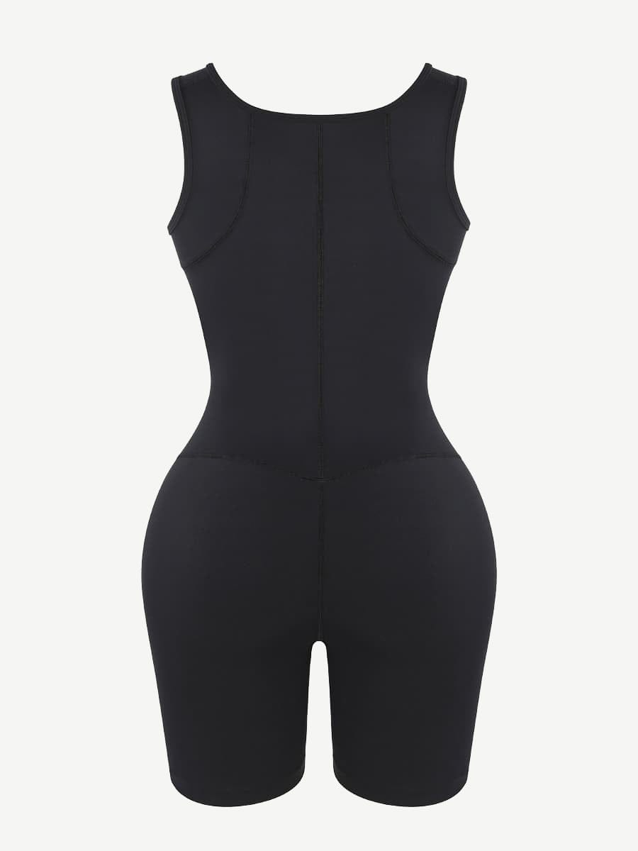 Rubber Fitness Sportswear Shapewear Black 6
