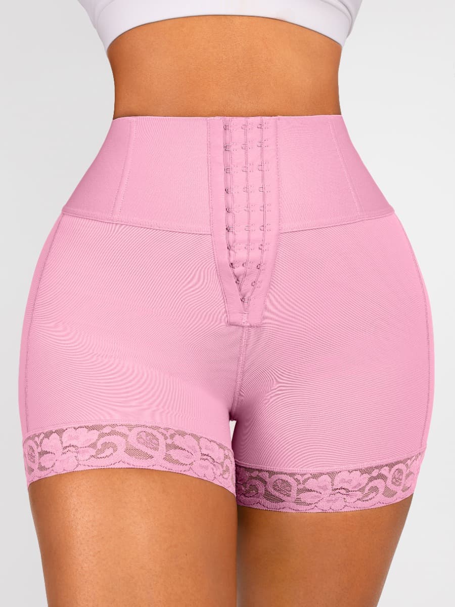 Butt Lifter Tummy Control Mid-Thigh Shaper Shorts Black 1