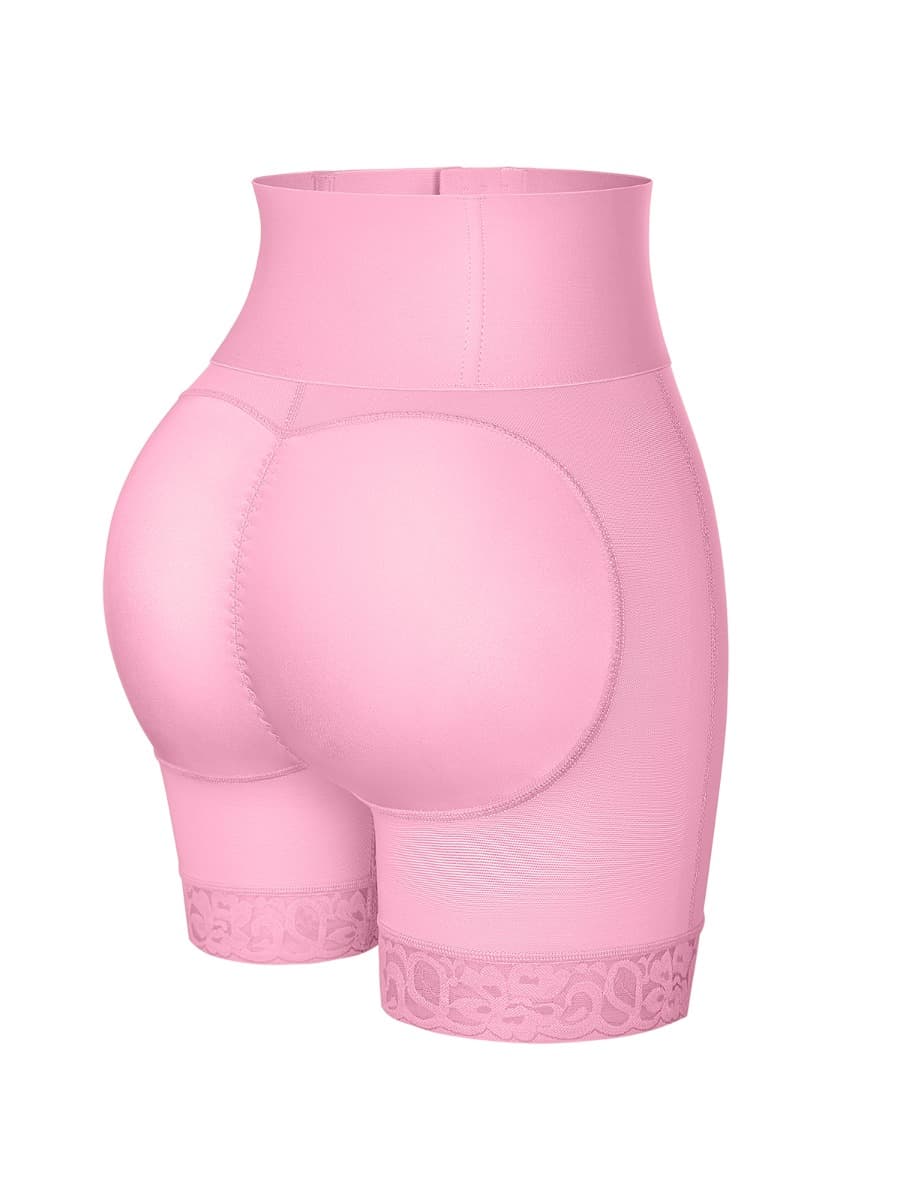 Butt Lifter Tummy Control Mid-Thigh Shaper Shorts Black 7