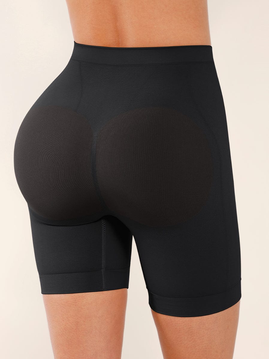 Seamless Mid-Waist Tummy Control Boyshorts 34