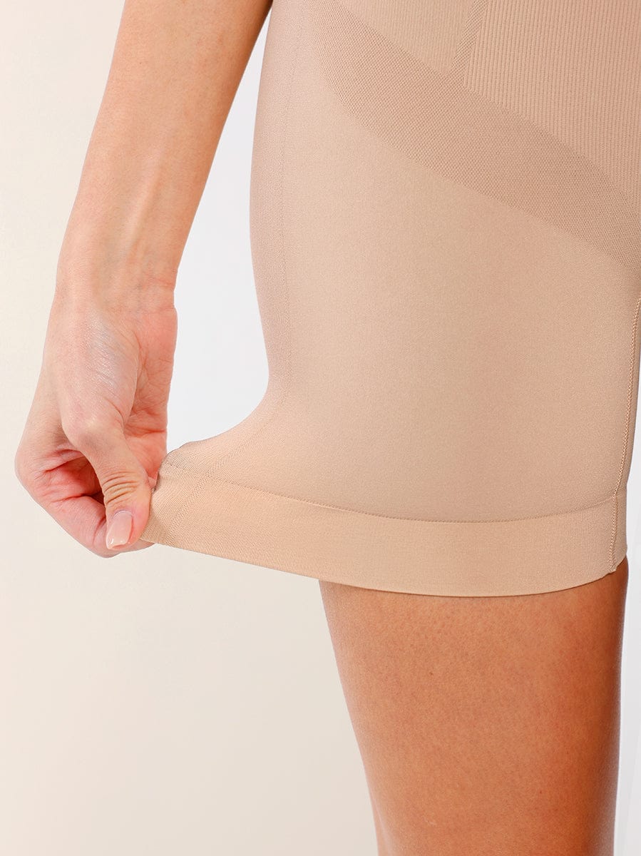 Seamless Mid-Waist Tummy Control Boyshorts 1