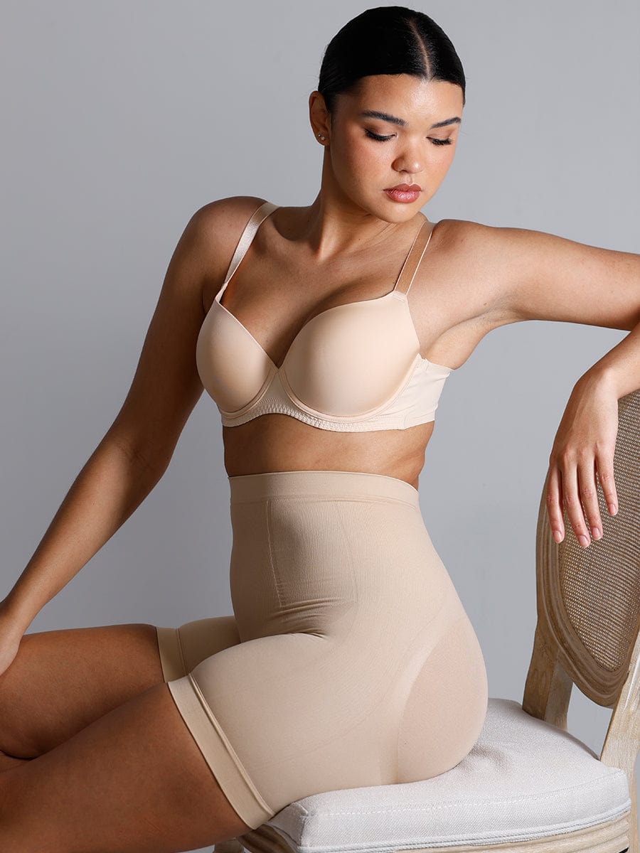 Seamless Mid-Waist Tummy Control Boyshorts 29