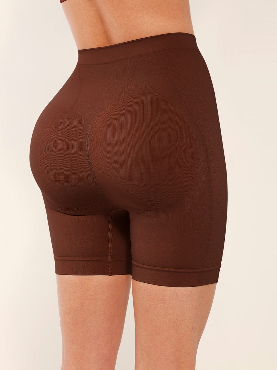 Seamless Mid-Waist Tummy Control Boyshorts 45