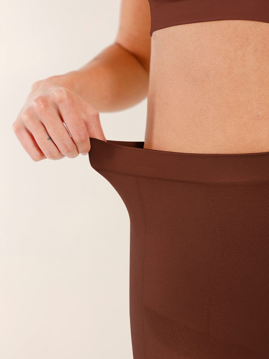Seamless Mid-Waist Tummy Control Boyshorts 48