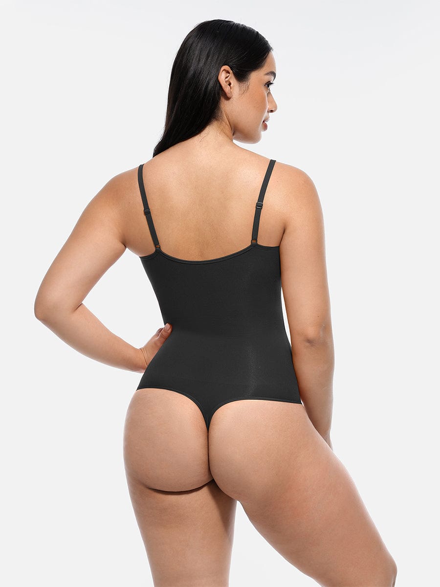 Seamless Covered Bust Thong Bodysuit 2