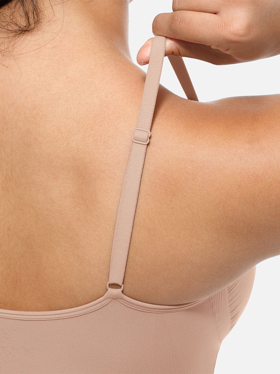 Seamless Covered Bust Thong Bodysuit 25