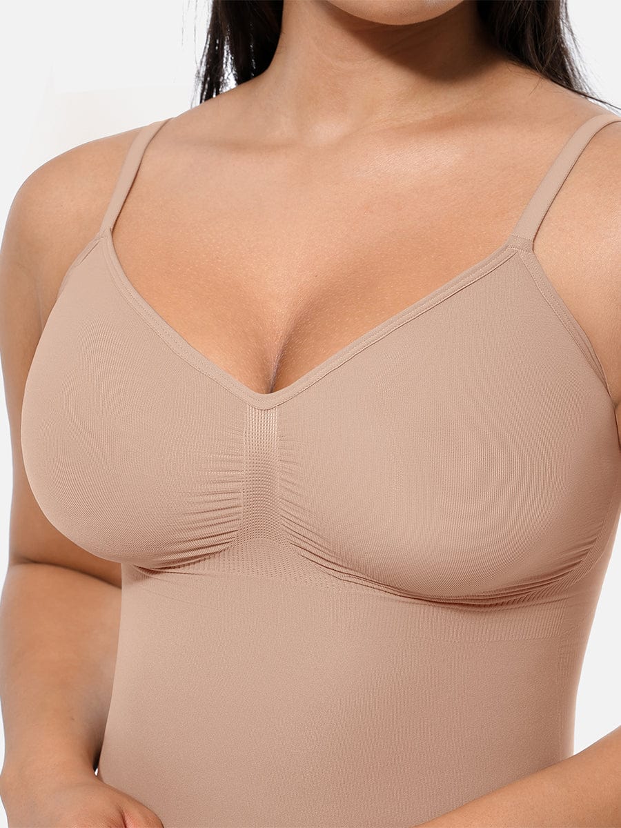 Seamless Covered Bust Thong Bodysuit 24