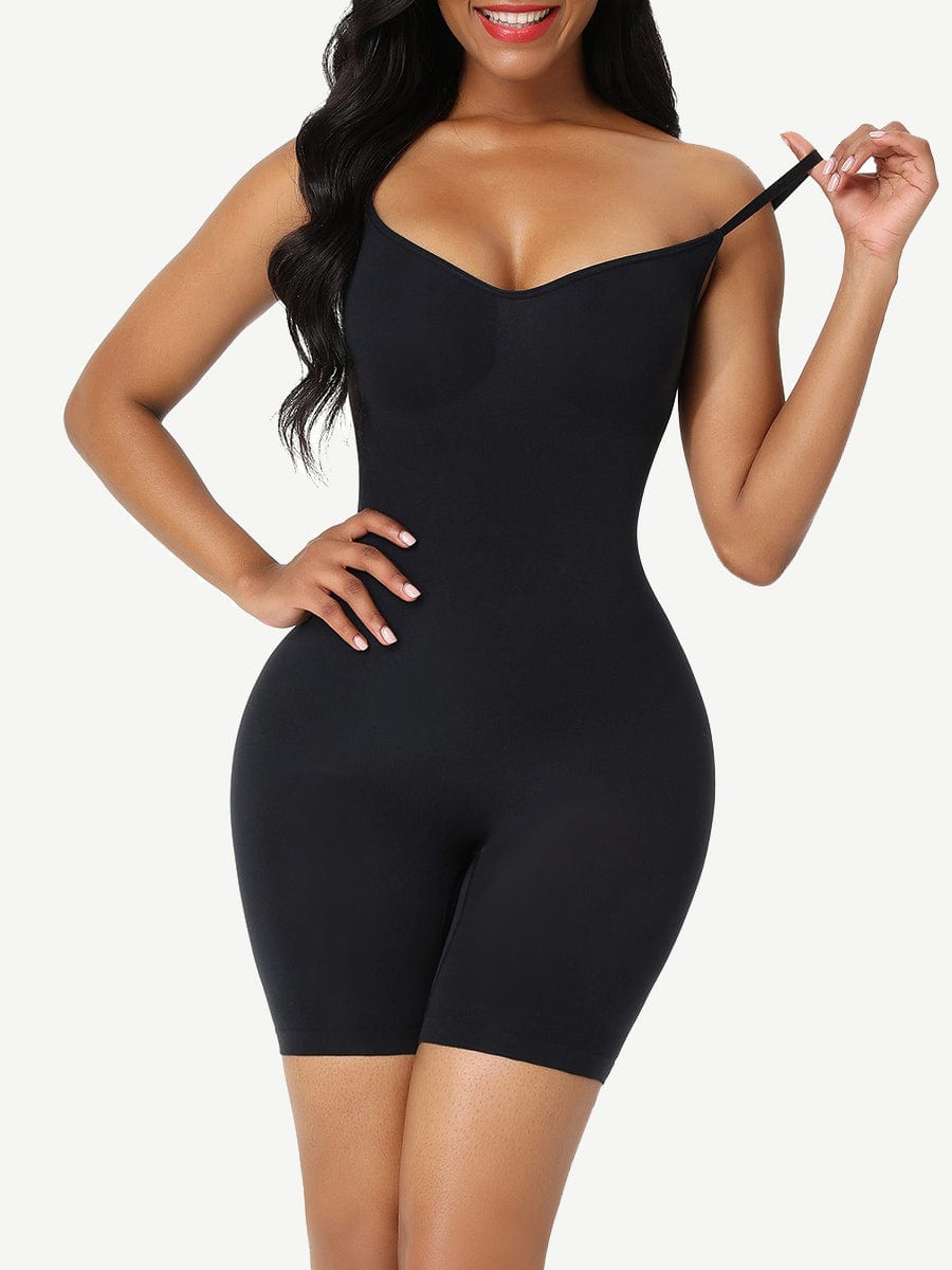 Plus Size Full Body Shaper Dark Purple 4
