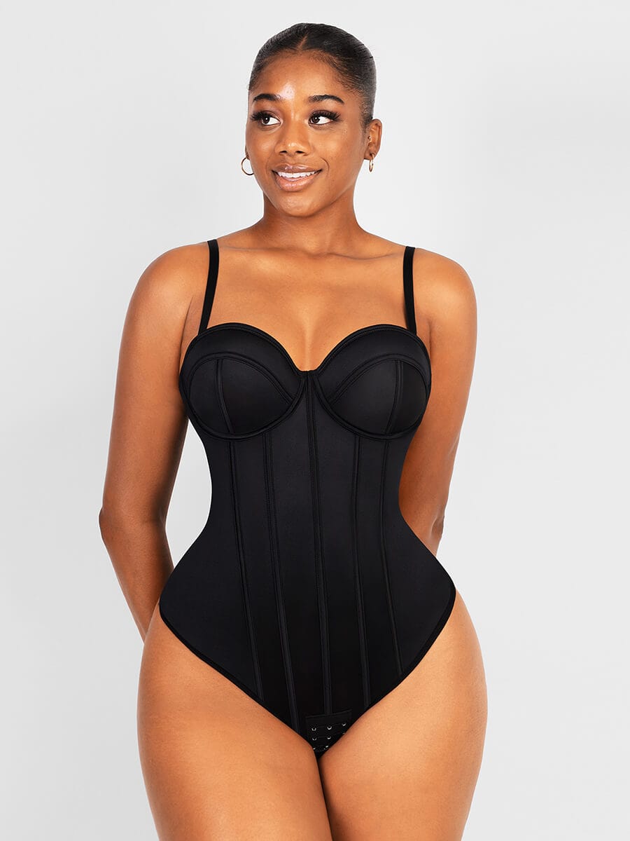 Cupped Strapless Bra-Free Bodysuit 10