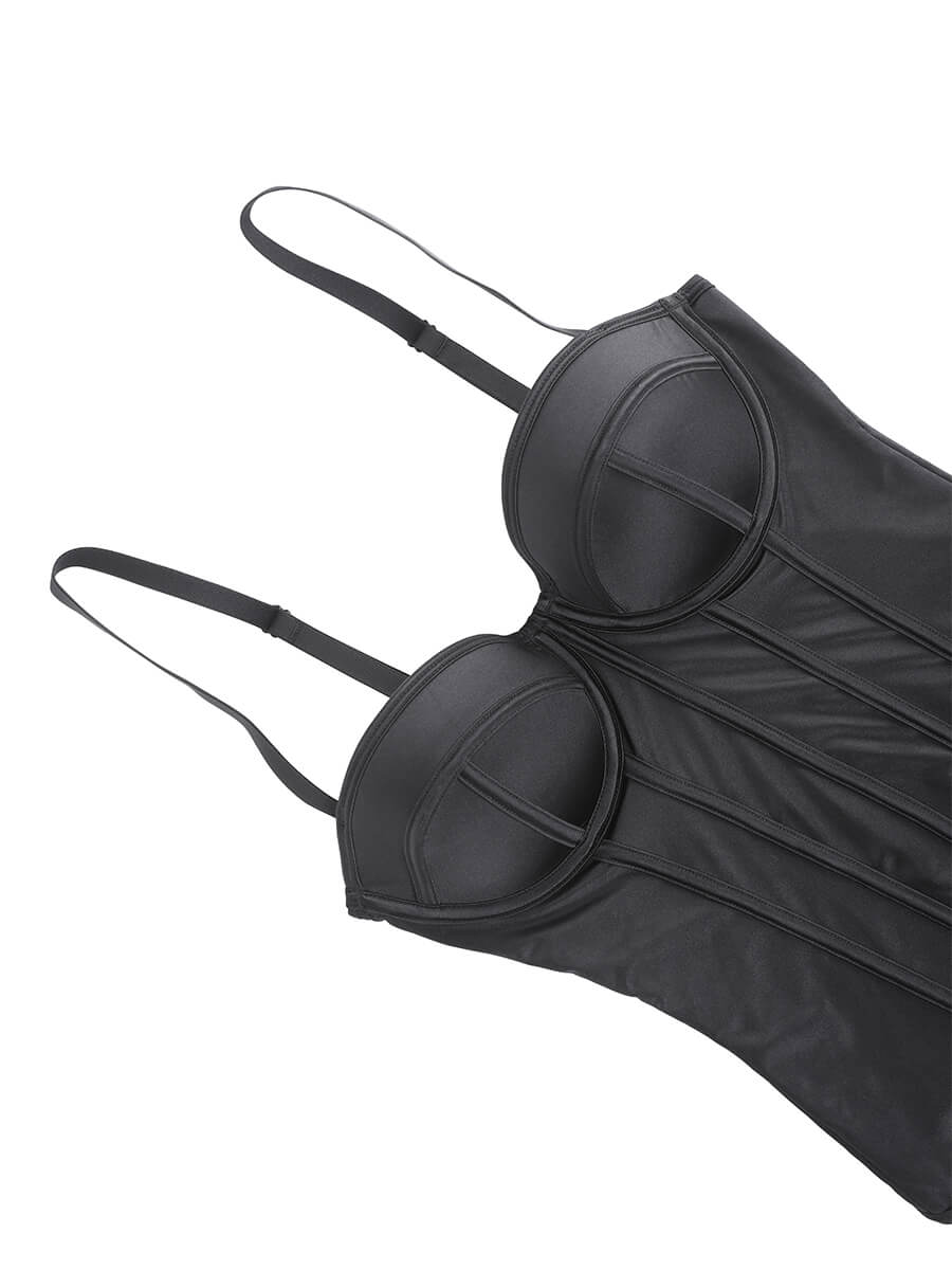 Cupped Strapless Bra-Free Bodysuit 3