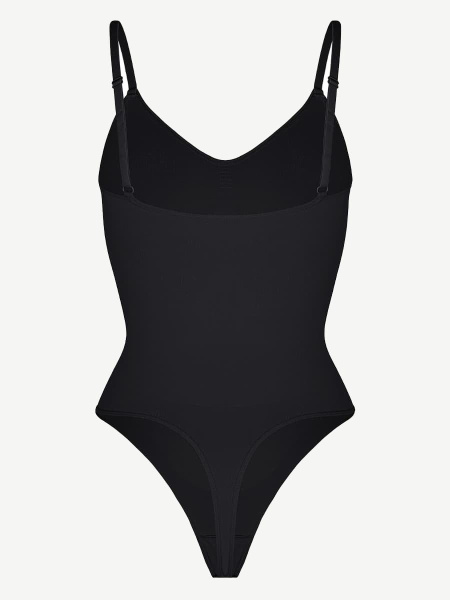 Seamless Covered Bust Thong Bodysuit 11