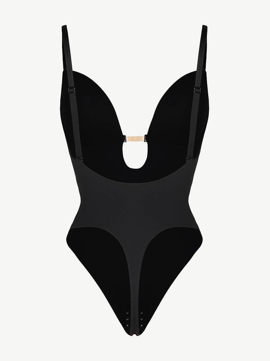 Low-Cut Wedding Thong Bodysuit Light Skin 7