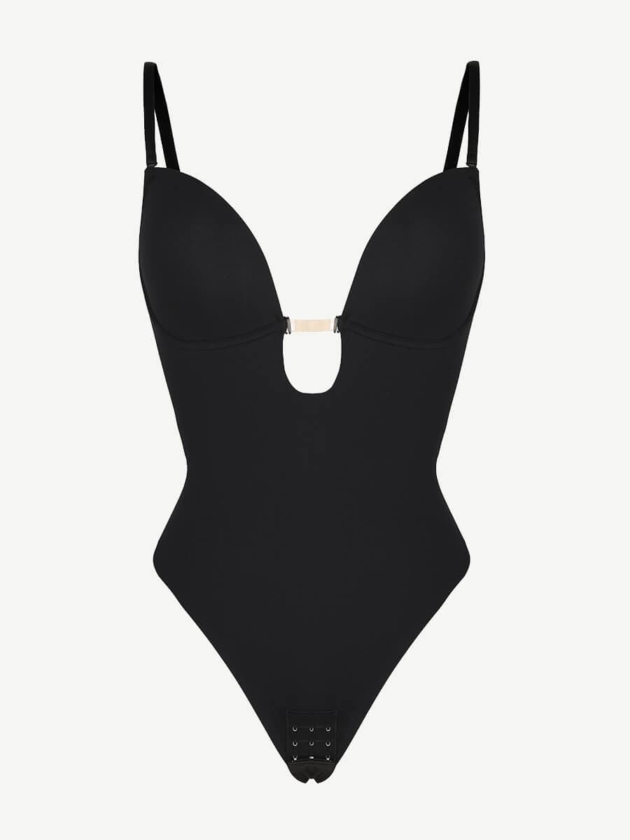 Low-Cut Wedding Thong Bodysuit Light Skin 6
