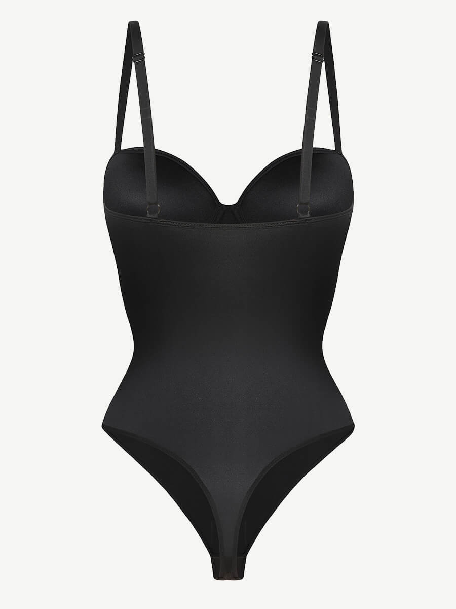 Cupped Strapless Bra-Free Bodysuit 1