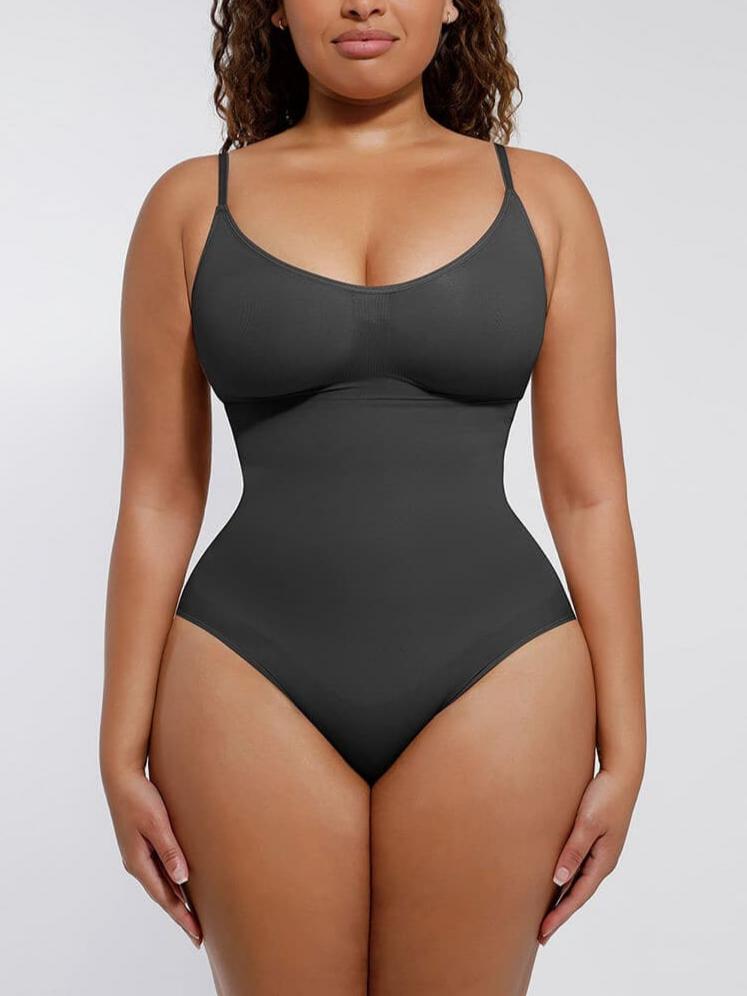 Seamless Covered Bust Thong Bodysuit 3