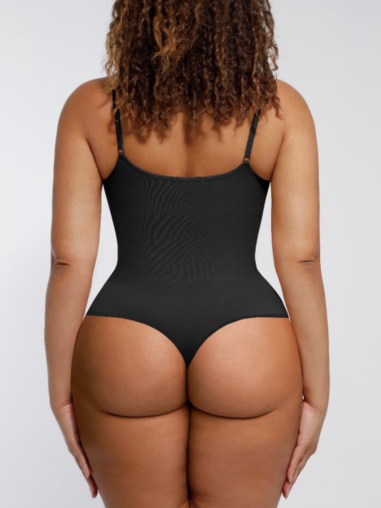 Seamless Covered Bust Thong Bodysuit 5