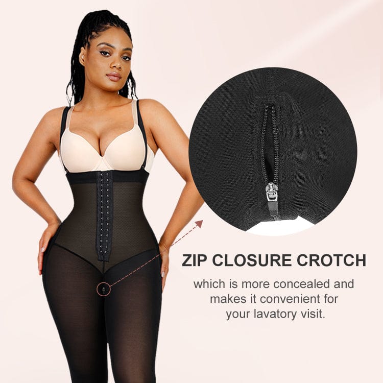 Latex Open-Bust Tummy Control Shapewear 2